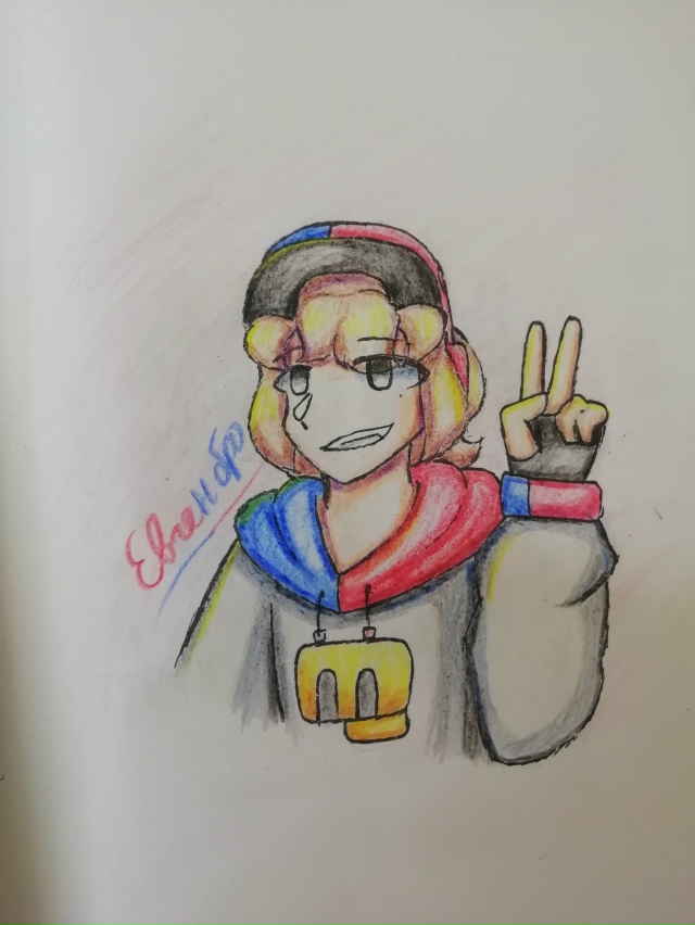 Я вернулась и с новым артом для Евгена
💙❤️