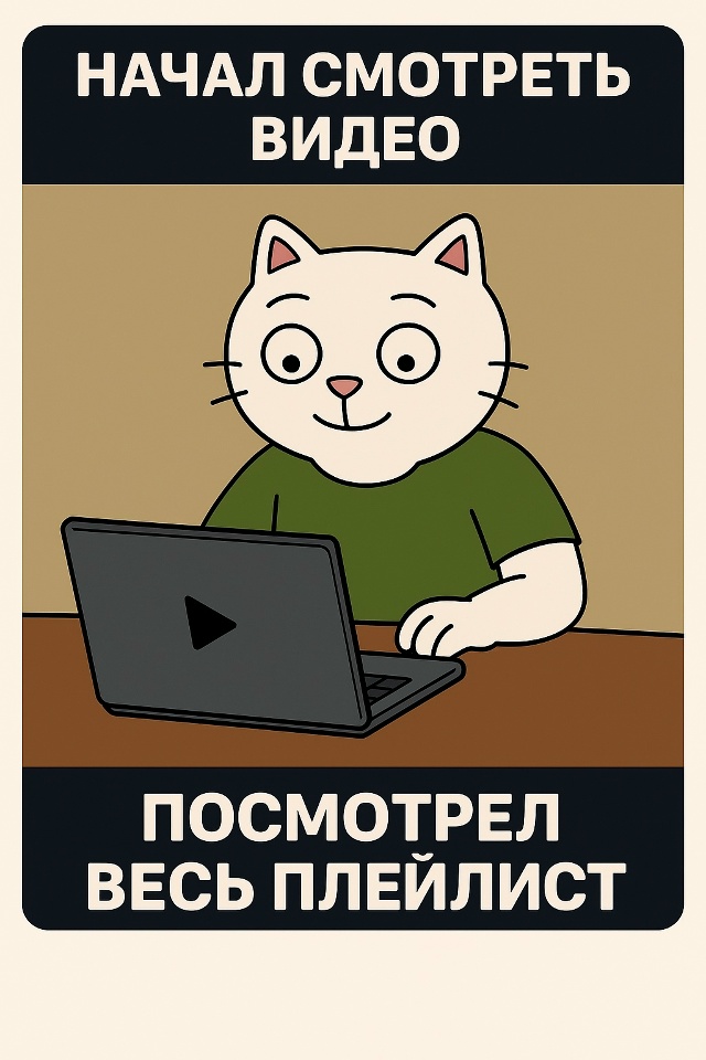 Хотел просто глянуть одно видео перед сном. Но алгорит?...