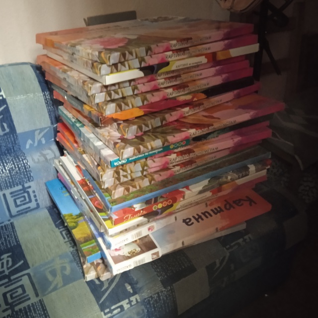 Отдам бесплатно картины по номерам. Не раскрашенные, в ...