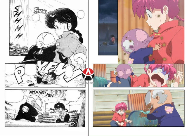 ❤ Сравниваем «Ранма 1/2»: манга х 6 серия 2 сезона ремейк?...