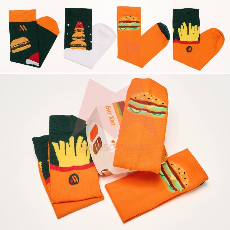 🧦 Носки появятся в новых комбо во «Вкусно и точка»
Бургеры с носками мы ещё не ели