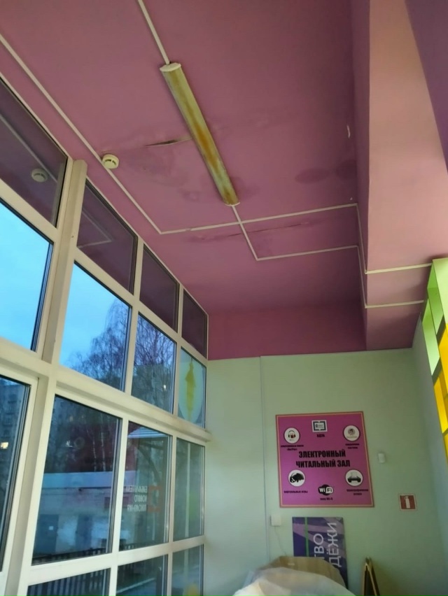 Сегодня были в центральной детской библиотеке.Картина...