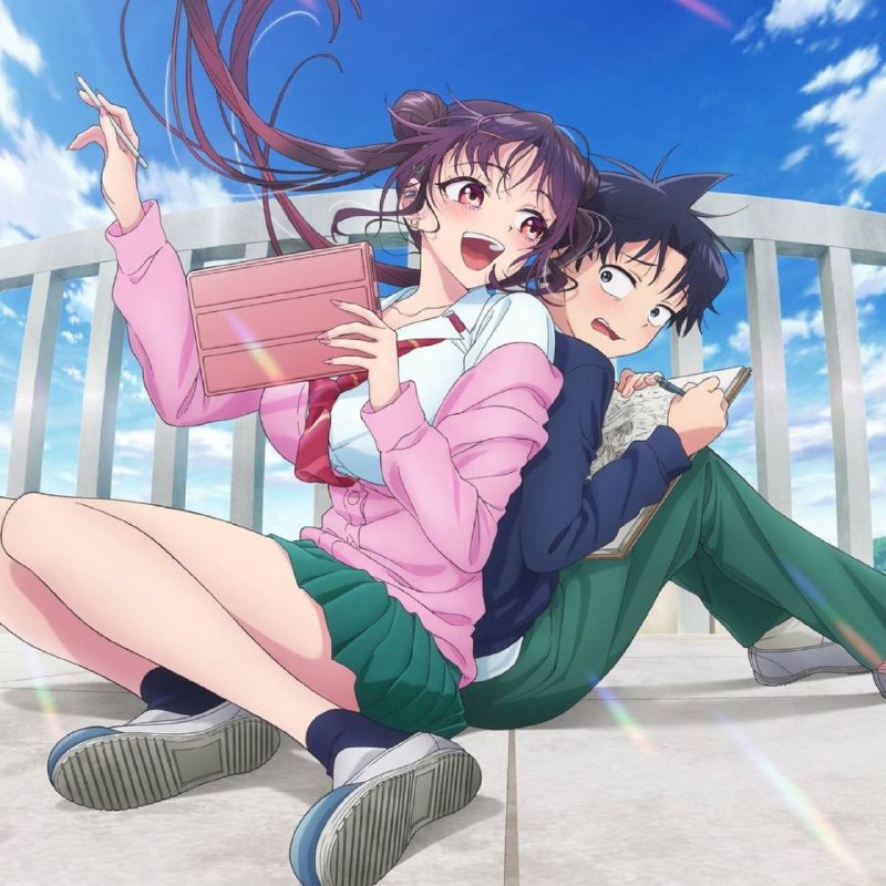 Новый постер к аниме по манге "Раз уж мы рисуем" (Kakunaru Ue wa). Пока без даты.
#Анонсы #Новости