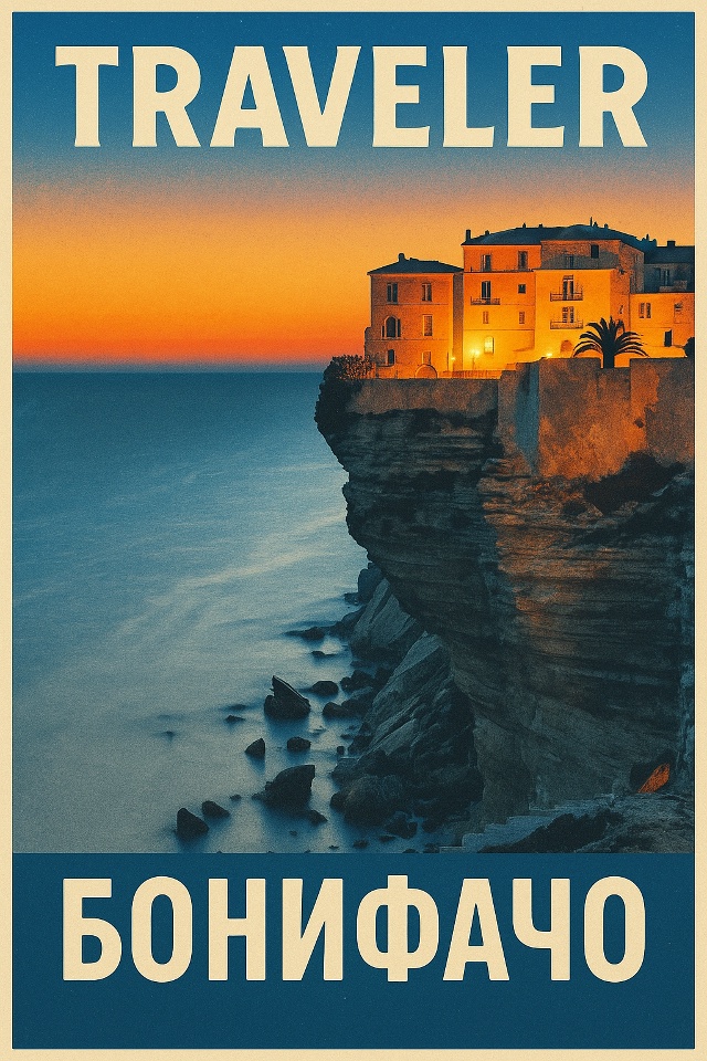🌍 Бонифачо — город на юге Корсики, построенный прямо ?...