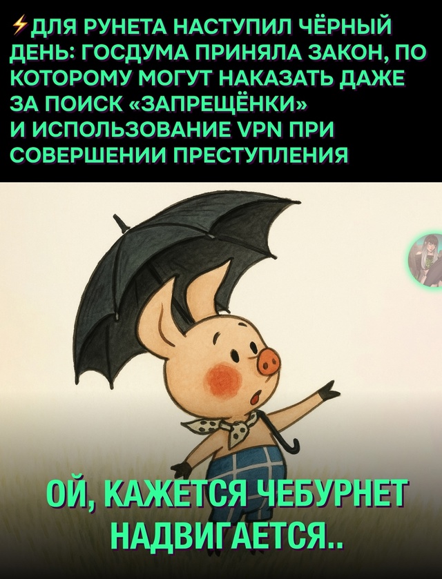 ‼ Для Рунета наступил чёрный день: Госдума приняла зак...