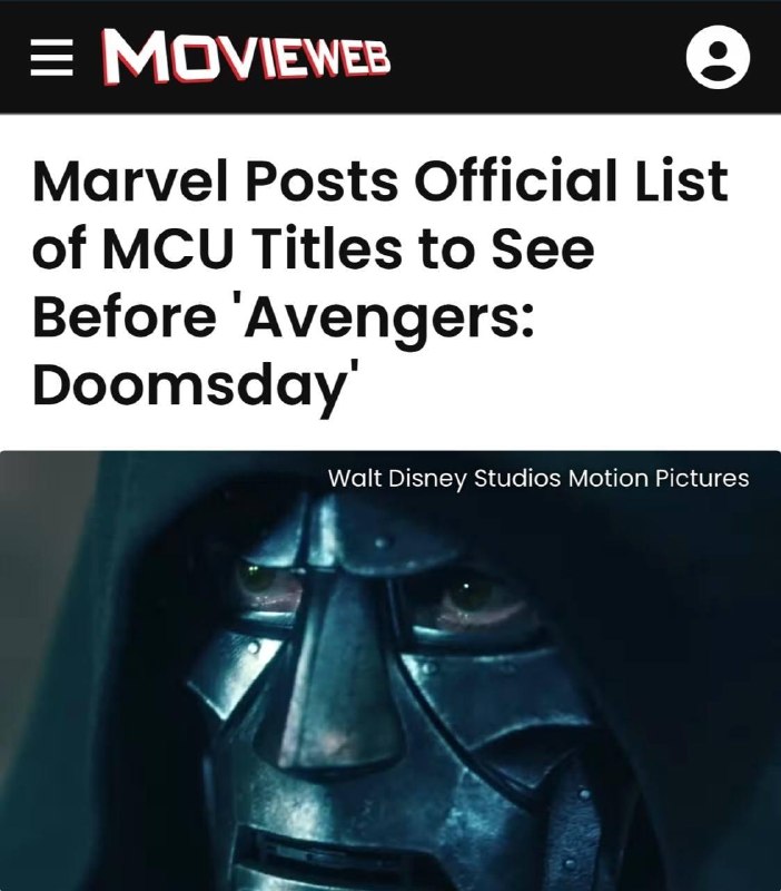 Disney+ выкатил список фильмов, которые нужно посмотреть перед «Мстителями: Судный день».
Стриминг