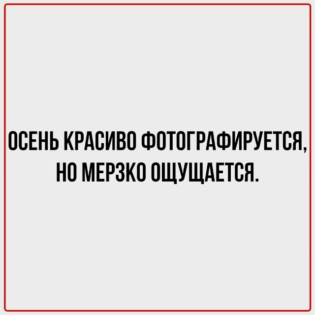 Вроде совсем недавно было лето.
А оказывается, уже октя...