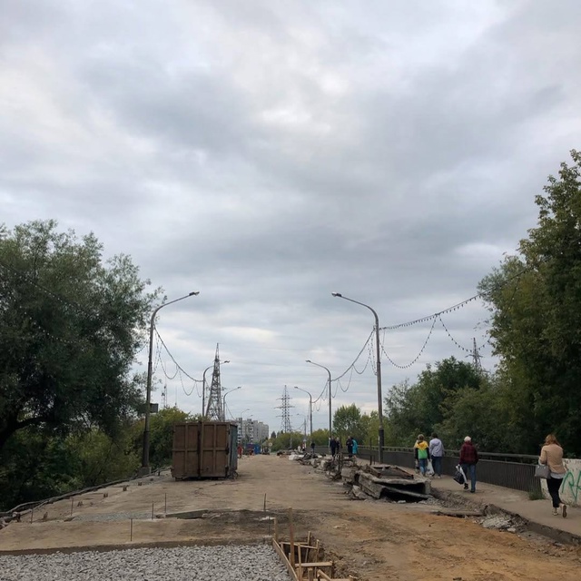 Взгляд в прошлое. 2019 г. ремонт Парковского моста
