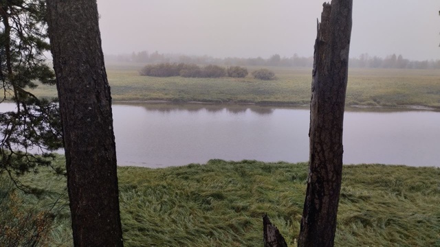 Туман окутал Лангепас