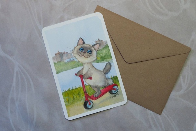 Кто еще не видел раменских котиков?
Местная художница...