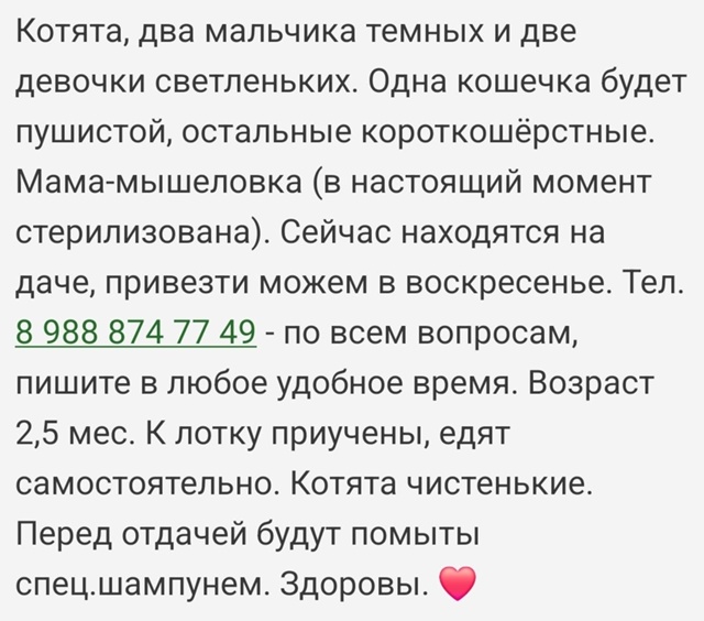 Всем доброго дня и отличного настроения!
В наличии 4 ко...