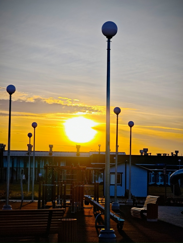 Волшебный закат. Нагорный Пермь.