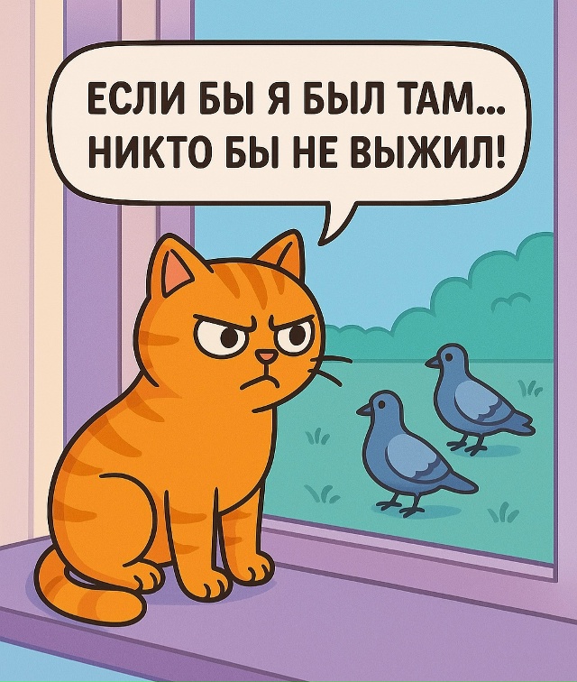 Но на самом деле он боится пылесоса