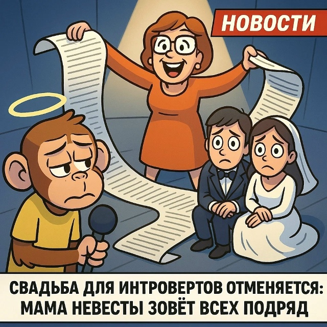 Безумные приколы
Планирование свадьбы — это компроми?...