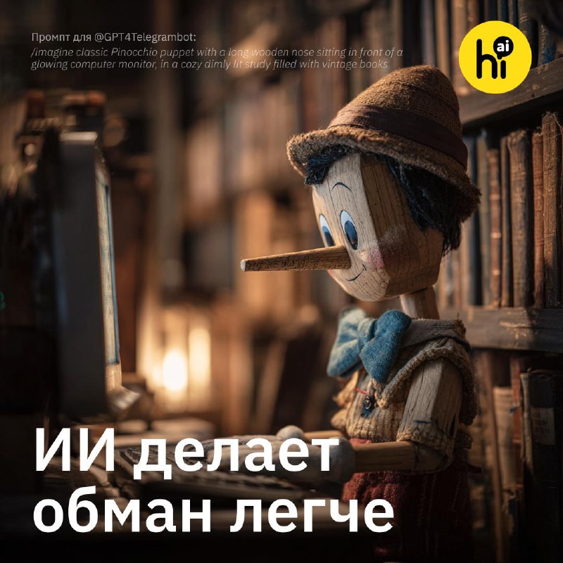 🤥 Люди чаще жульничают, используя ИИ, чем когда решают задачу сами
Использование ИИ помогает преодо