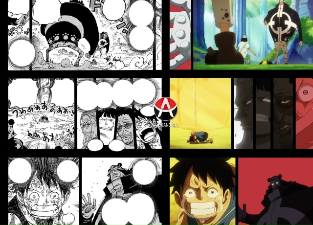 ☠ Сравниваем «Ван-Пис»: манга х 1136 и 1137 серии [Kuma Flashback EN...