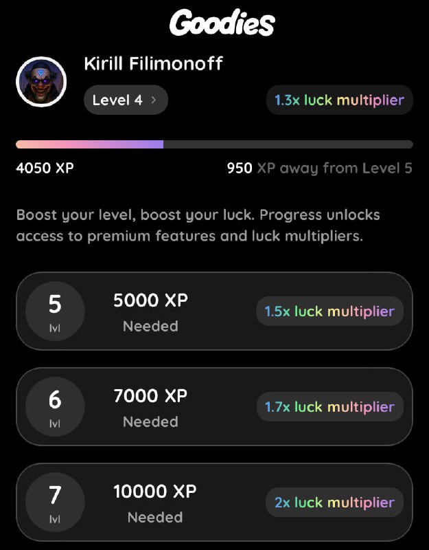 Выяснил зачем нужна микрокакалка @getgoodies_bot
21 октября в 18:00 по Москве там выйдут стикеры о