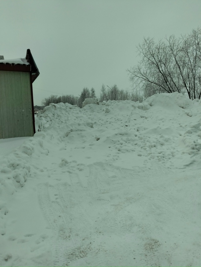 Можно ли расчистить от снега проход по Возейской 5а (от ...