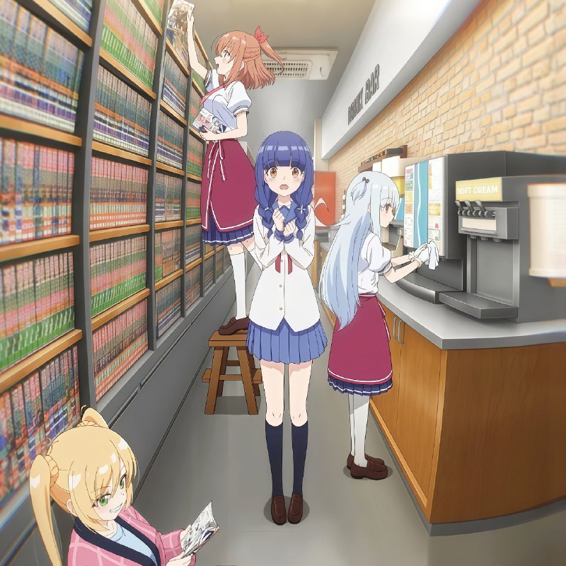 Фартук вместо формы
В апреле 2026 года запустят аниме по манге "Жизнь в манга-кафе!" (Ichijouma Man