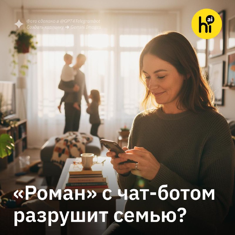 💘 «Измены» с чат-ботами уже разрушают браки
В суды все чаще поступают дела о разводе из-за «романов