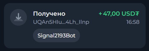 #Signal2193 ⚡️
Моя статистика:
Дата моего входа в проект: 10.04.2026
Сделал депозит: 1,745 usdt 😎