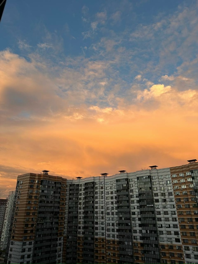 🌇Невероятно красивые виды сегодняшнего заката с раду...