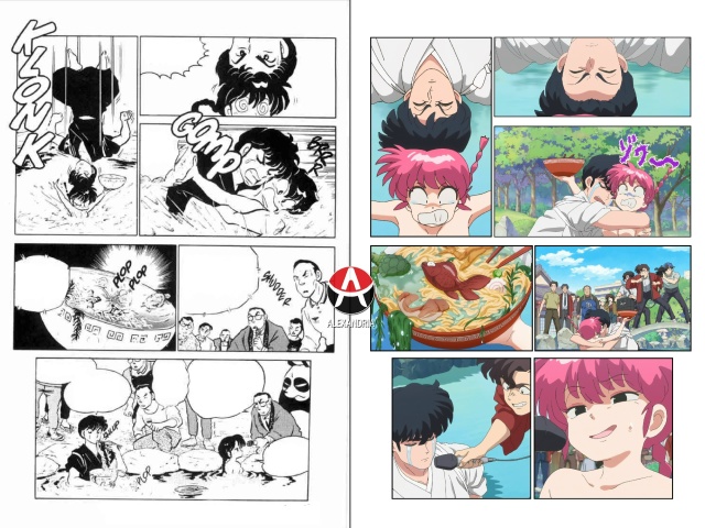 ❤ Сравниваем «Ранма 1/2»: манга х 5 серия 2 сезона ремейк?...