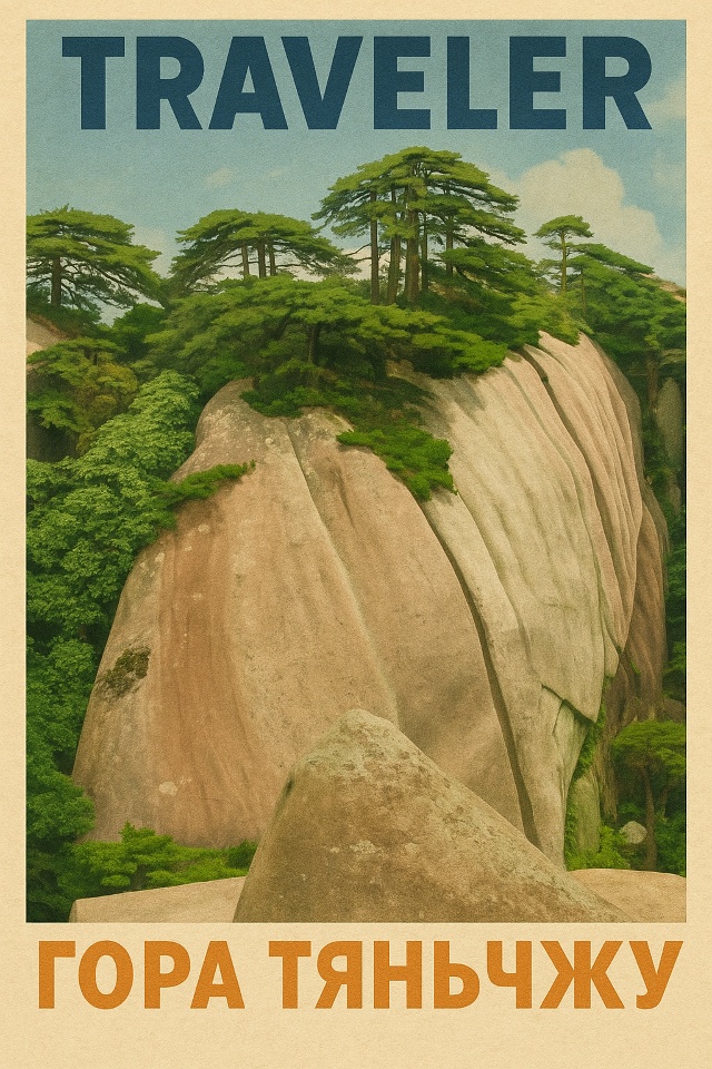 🌍 Гора Тяньчжу — место, где природа словно высекает с?...