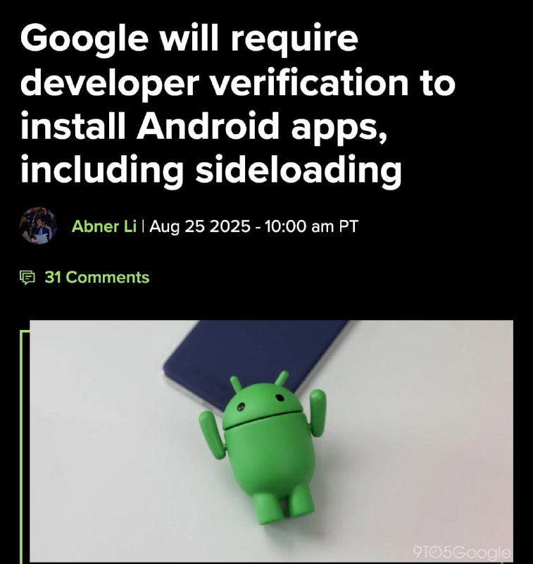Android — КОНЕЦ СВОБОДЫ: Google запрещает устанавливать .apk-файлы из интернета. Теперь только прове