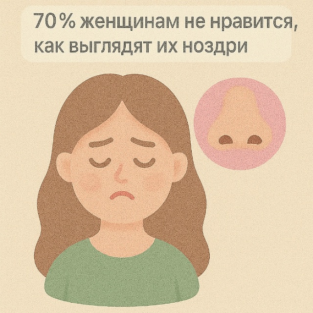 👃 Мелочи, которые волнуют
Около 70% женщин недовольны ?...