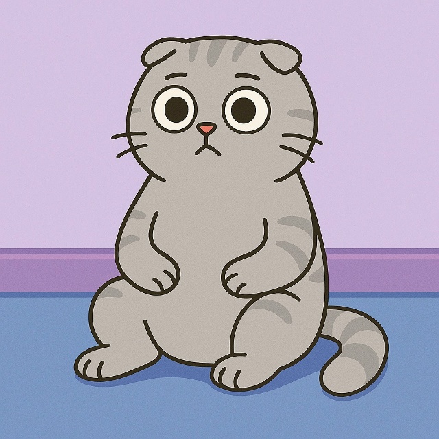 Шотландские вислоухие кошки обожают сидеть в позе «Бу?...