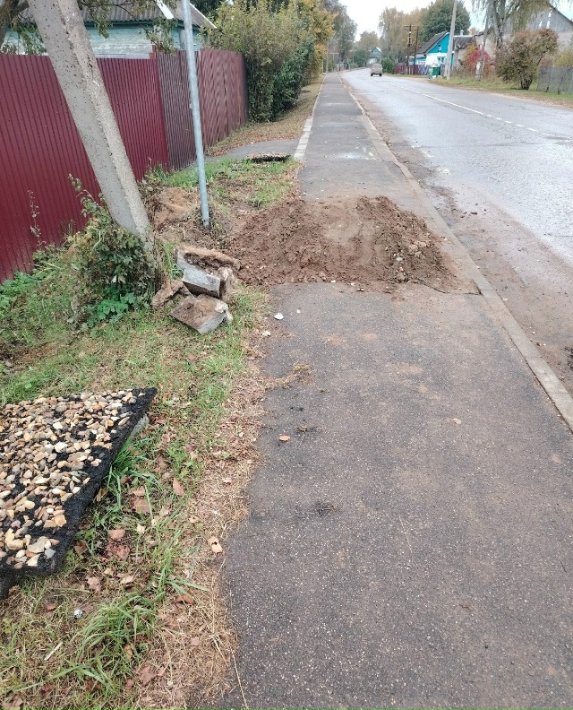 Уважаемый Глава МО, примите меры по восстановлению тро...