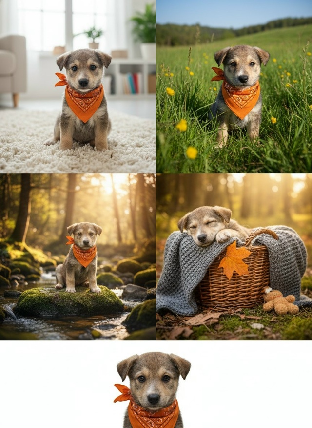 🐶 Друзья, в колодце на краю деревни девочка нашла 9 щен...