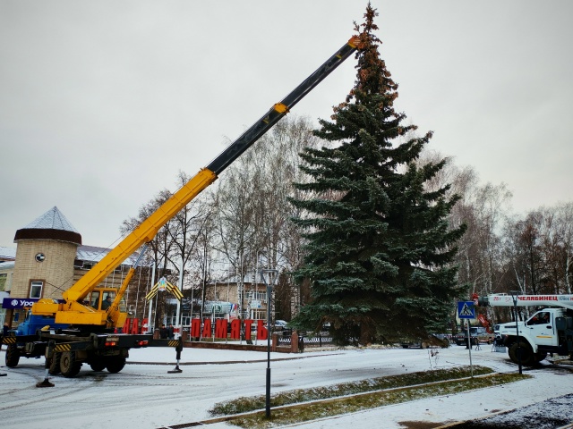 Сегодня на центральной площади села Месягутово устан?...