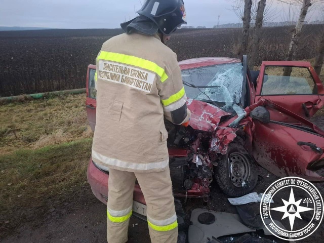 🤯Две легковушки столкнулись лоб в лоб под Уфой
Постр...