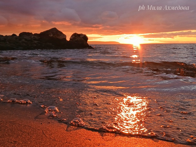 Закат сегодня просто невероятной красоты. Жигулёвское...
