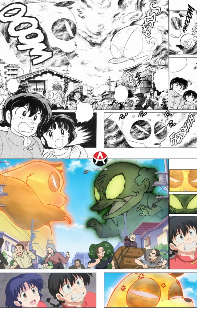 ❤ Сравниваем «Ранма 1/2»: манга х 6 серия 2 сезона ремейк?...