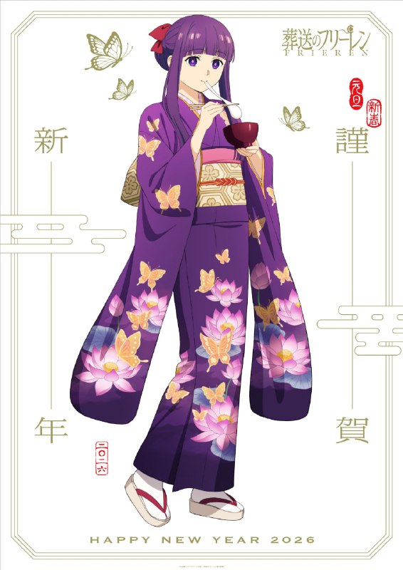 🎄Новые новогодние иллюстрации различных аниме часть 3