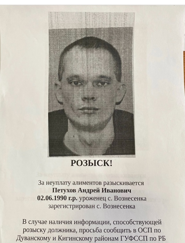 ОСП по Дуванскому и Кигинскому районам ГУФССП России п...