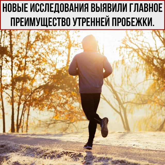 Главное в утренней пробежке — вовсе не сжигание жира, ?...