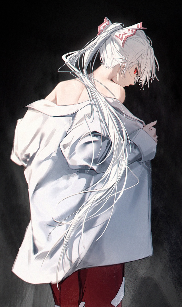 #fujiwara_no_mokou from #touhou by #hs