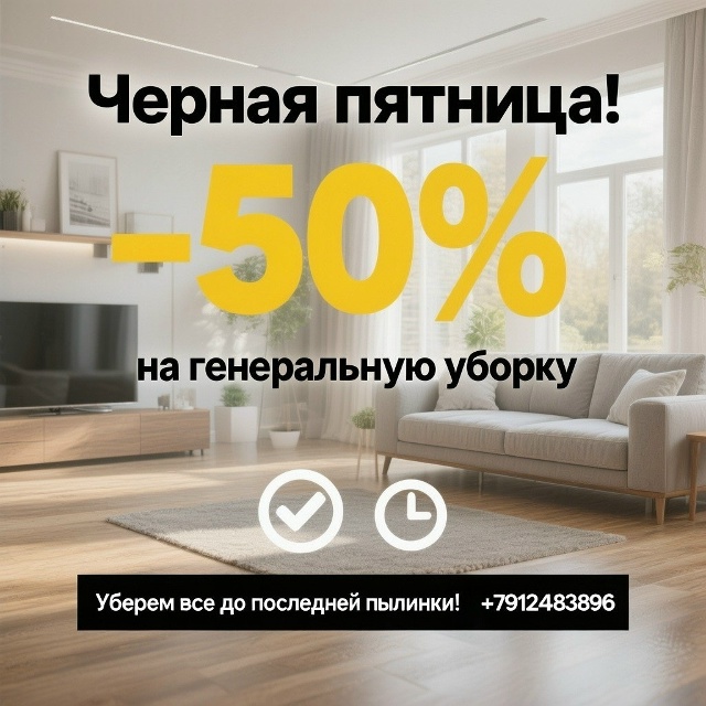 У нас Черная пятница!
Только в ноябре -50% на поддержива...