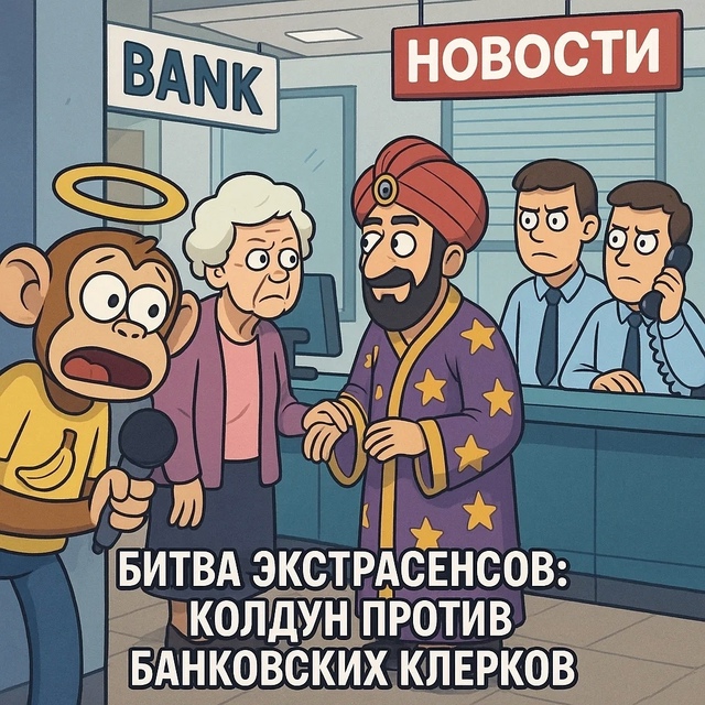 Безумные приколы
Крупные суммы наличных в банке всегд?...