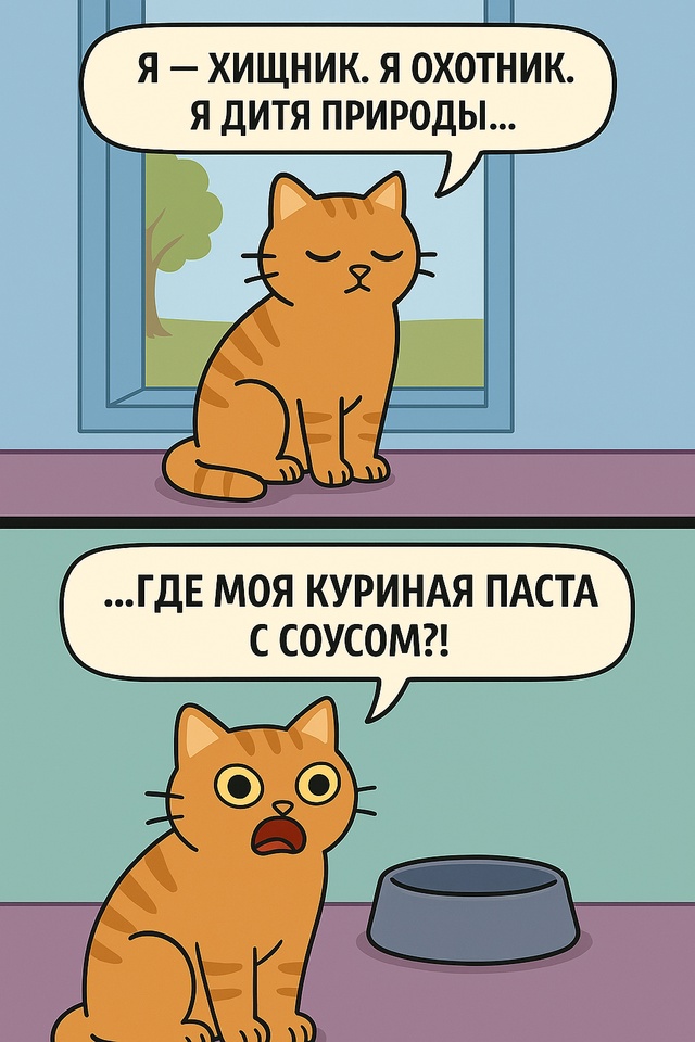 Когда инстинкты охотника уступают перед соусом