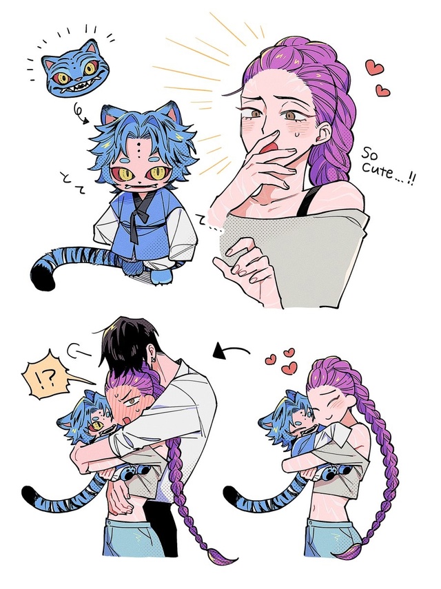 #KPOP_DEMON_HUNTERS / Кей-поп охотницы на демонов
🐯🐯 от nai0524