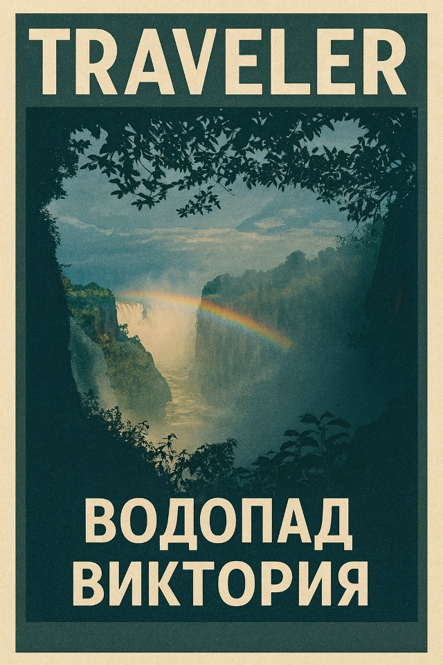 🌍 Водопад Виктория — место, где природа демонстрируе?...