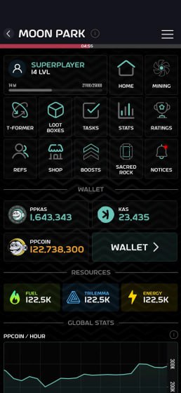 PPKAS App — это цифровая вселенная, построенная на блокчейне Kaspa,
объединяющая игры, обучение, май
