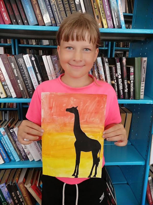 🦒ЖИРАФ НА ЗАКАТЕ 🦒
В Чистопольской сельской библиот...