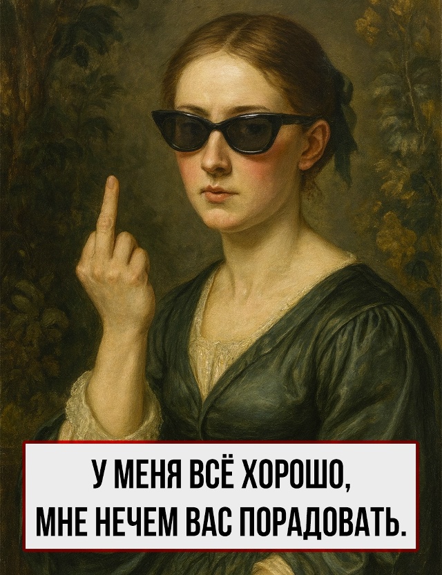 Моя доброта сегодня на переучёте.