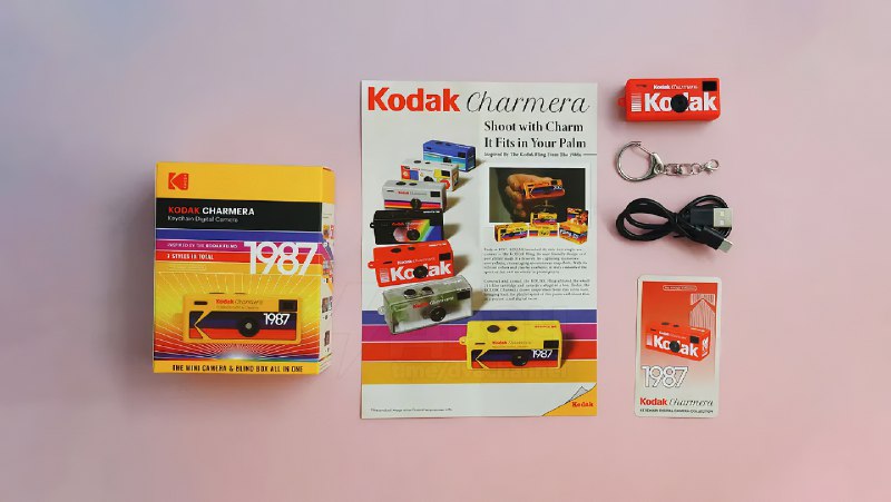 Камера-лабуба, наконец-то
Kodak представили камеру-брелок Charmera, созданную в стиле одноразовых ф